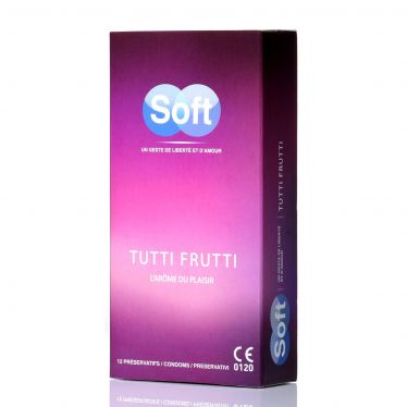 Preservativos Soft Tutti Frutti x12