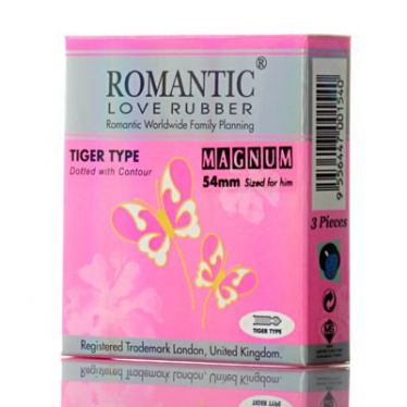 Preservativos Romantic Tiger Type x12