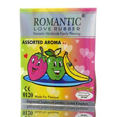 Preservativos Romantic New Assorted Aroma x3