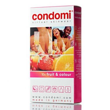 Preservativos Condomi Fruit & Colour x10