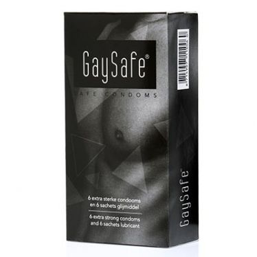 Prerservativos e Lubricantes GaySafe x6+6