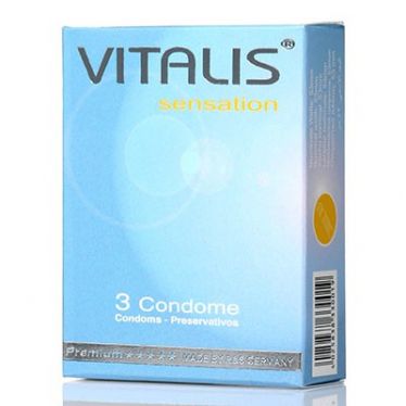 Preservativos Vitalis Sensation x3