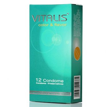 Preservativos Vitalis Color & Flavor x12