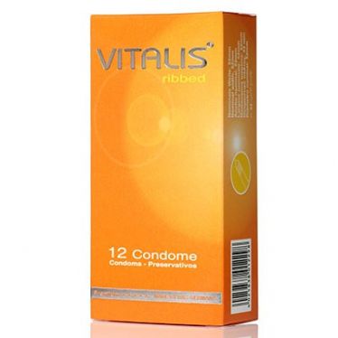 Preservativos Vitalis Ribbed x12