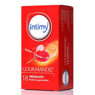 Preservativos Intimy Gourmandiz x18